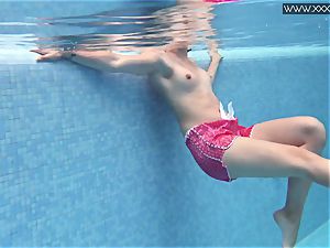 red-hot tattooed Czech mind-blowing in the pool