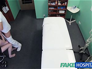 FakeHospital nice ginger-haired rides physician for cash